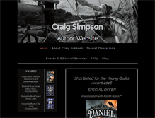 Tablet Screenshot of craigsimpsonbooks.com